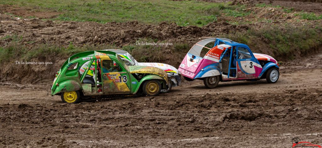 Fol'Car et 2CV Cross circuit Sougy 2024 photographe De la lumière aux yeux